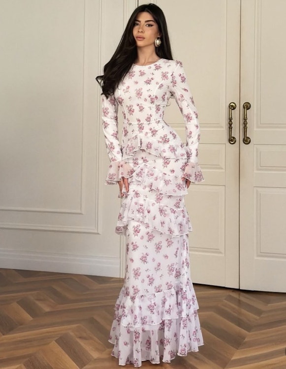 Robe en mousseline